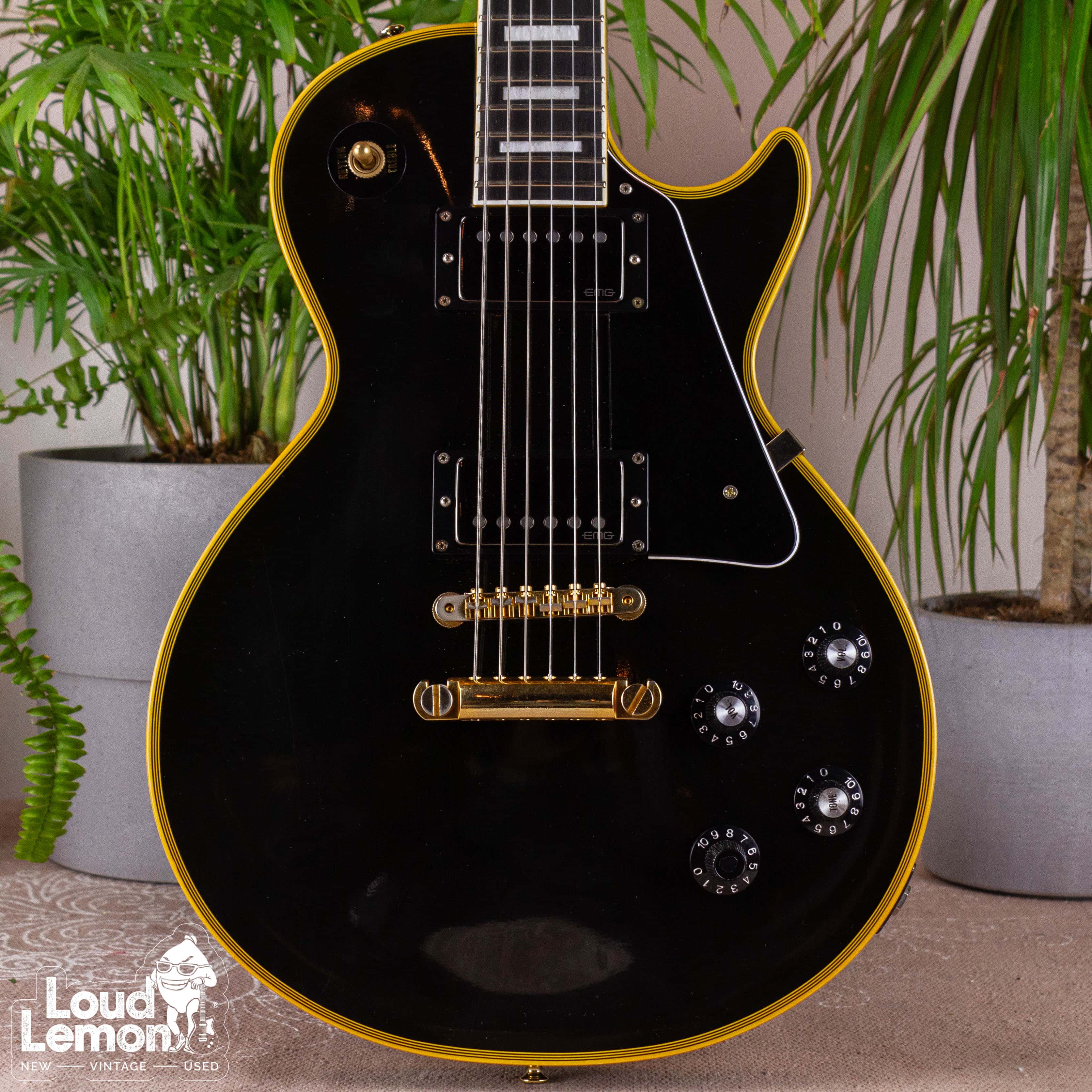 Edwards E-LP-98LTC Les Paul Black 2011 Japan электрогитара